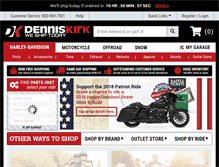 Tablet Screenshot of denniskirk.com